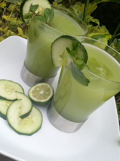 A picture of Cucumber drink.