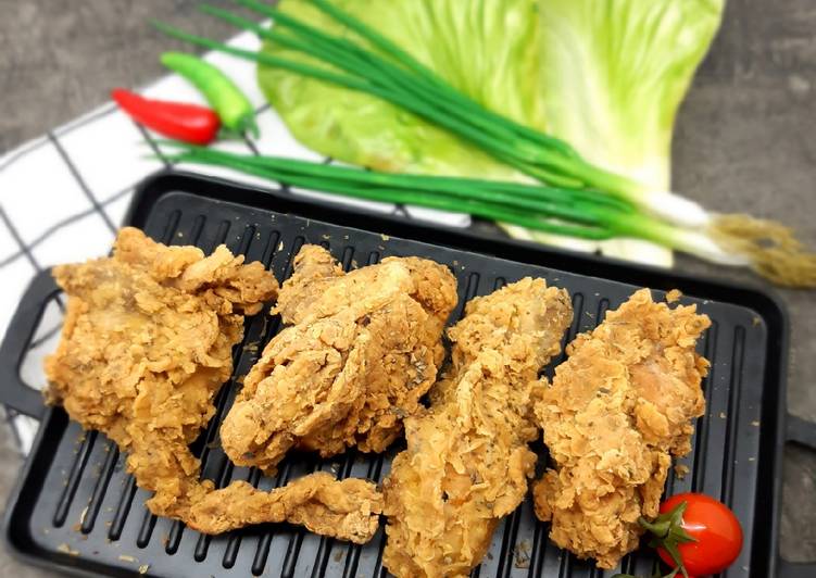 DICOBA@ Resep Ayam KFC Imitasi masakan sehari hari