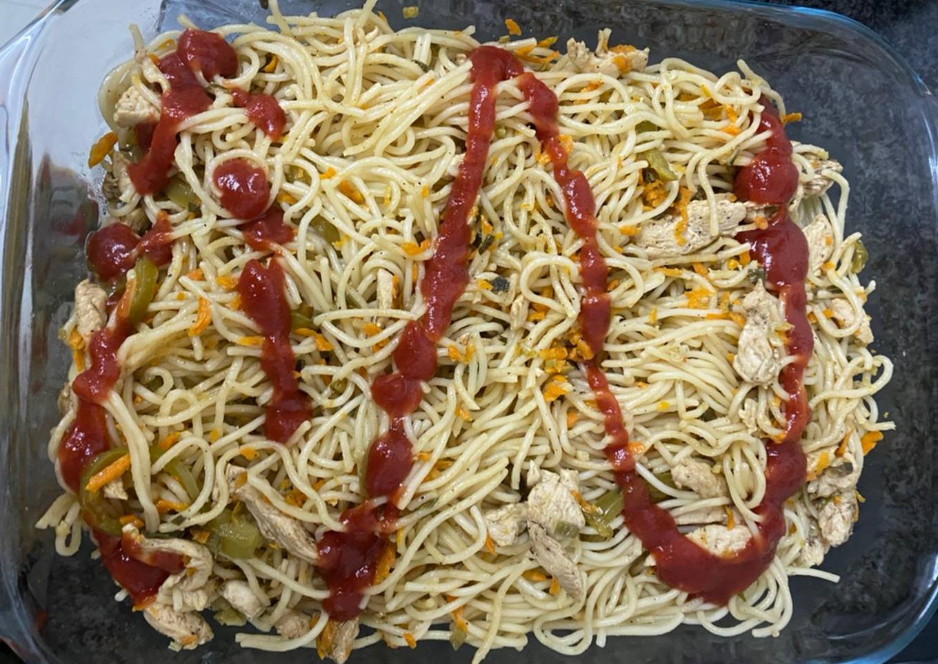 Plain lemon spaghetti