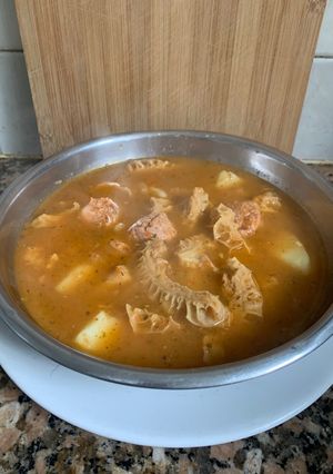Una foto de Guiso de mondongo