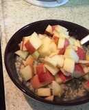 Bữa sáng yến mạch và hạt chia (Oatmeal with chia seed)