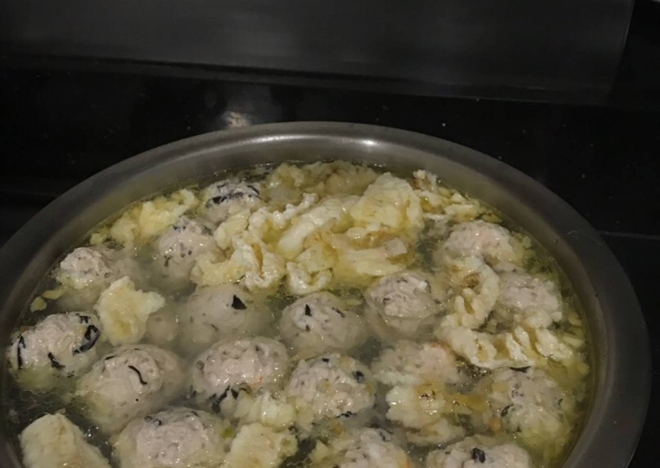 Baso udang babi jamur (non halal)