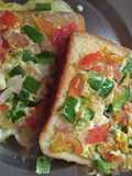 Bread omelette