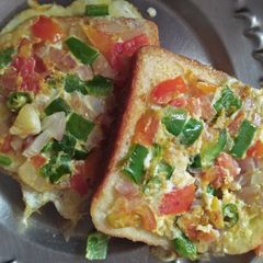 A picture of Bread omelette.