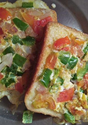 A picture of Bread omelette.