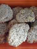 Galletas de avena con trozos de manzana😋