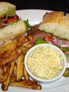 A picture of Chacarero with Avocado and Bacon, Jon Style.