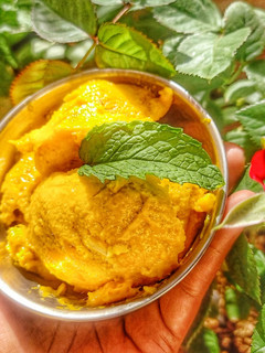 Vegan Mango sorbet செய்முறை முக்கிய புகைப்படம்