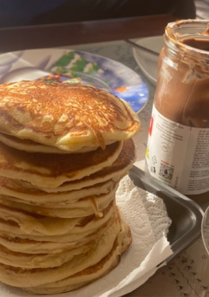 Φωτογραφία της συνταγής Εύκολα και αφράτα pancakes!😋