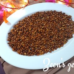 A picture of Oven Roasted Red Lobia or Red Cow Peas.