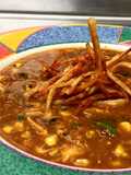 Chicken Adobo Tortilla Soup