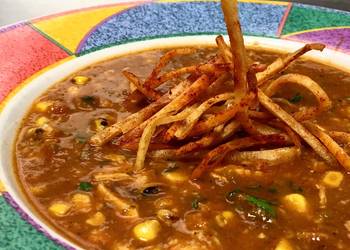 Easiest Way to Cook Appetizing Chicken Adobo Tortilla Soup