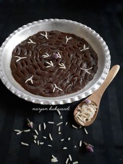 عکسی از دستور حلوا با آرد گندم