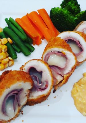 Foto resep Chicken cordon bleu
