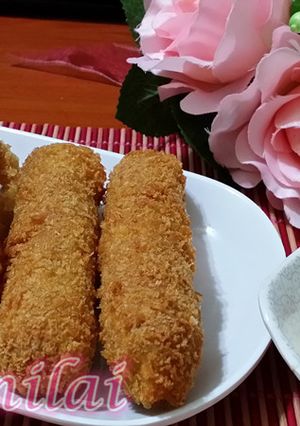 咖哩粉酥脆香肠&洋葱圈 的食譜成品照片