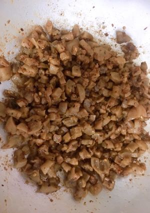 Hình của món Tóp mỡ rang nước mắm.