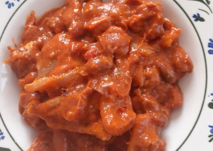 Ricetta di Veloce Fagioli stufati con cotiche