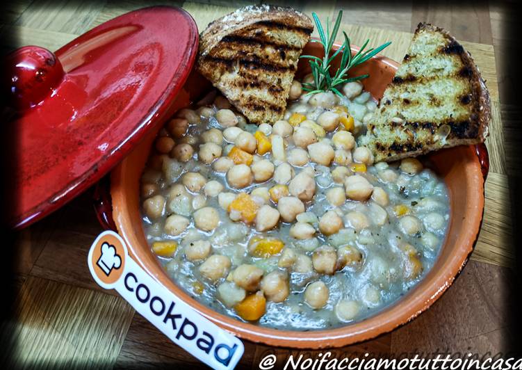 Zuppa di Ceci e Patate in "Coccio"