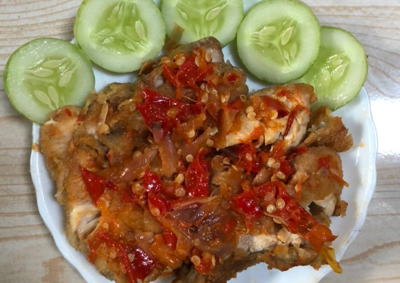 Ayam geprek