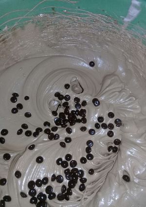 Foto resep Es cream coklat choco chips