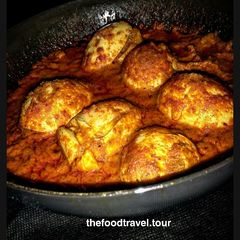A picture of Egg Masala Curry.