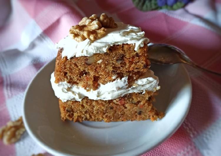 Carrot cake sin gluten