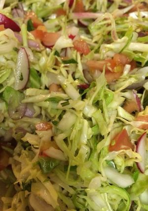 Una foto de Ensalada de col para tacos (taquizas)