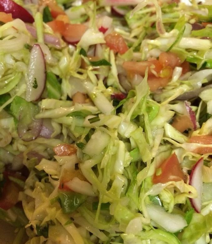Una foto de Ensalada de col para tacos (taquizas)