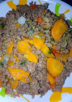 A picture of Spiced minced meat.