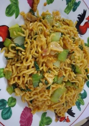Foto resep Mie kering cap burung dara