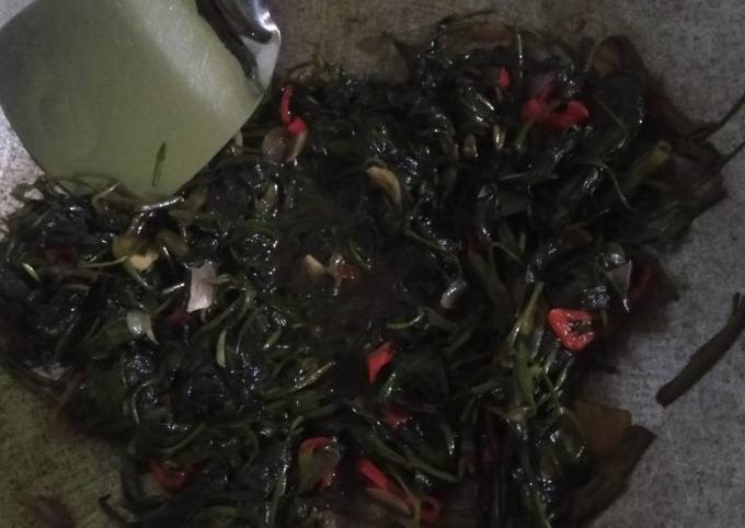 Tumis Kangkung Saos Tiram