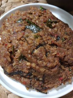 Foto resep Sambel pecel kacang merah