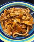 Fideos al huevo caseros