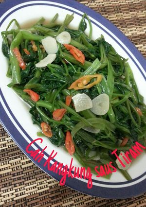 Foto resep Cah Kangkung saus Tiram