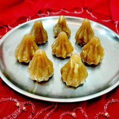 A picture of Wheat Flour Modak.