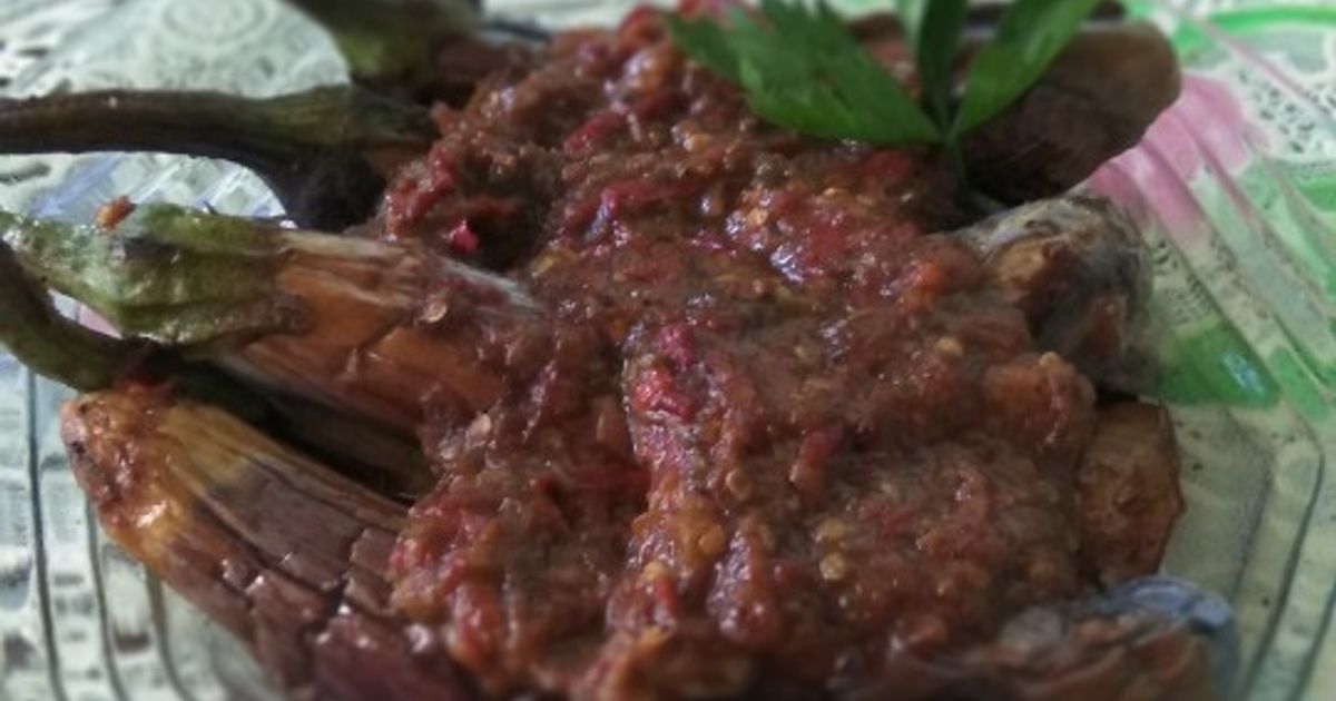 Resep Terong Penyet oleh Emak e Cykim - Cookpad