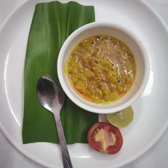 A picture of Dhaba style chana dal tadka.