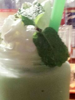 Hình của món Matcha đá xay.