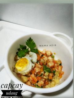 Foto resep Mpasi 9Mo+ capcay udang+ceplok telur puyuh