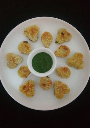 A picture of Sabudana cutlet.
