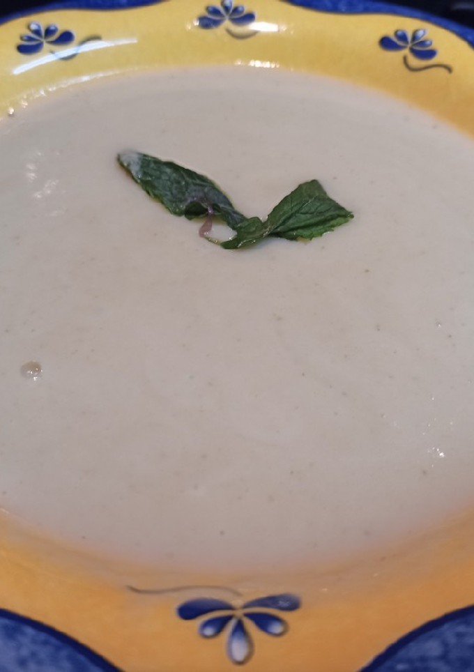 Una foto de Crema de lechuga en Thermomix