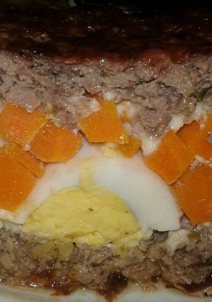 Una foto de Pan de carne relleno