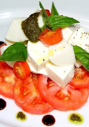 A picture of Paneer Pesto Starter.