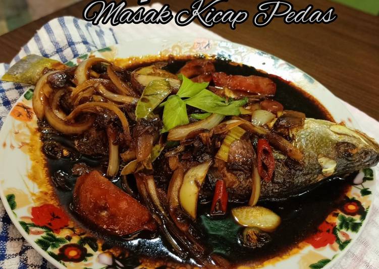 Langkah Mudah Buat 🐟Siakap Masak Kicap Pedas yang Murah