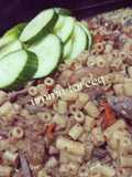 Hadaden macaroni Mai nama da da cucumber