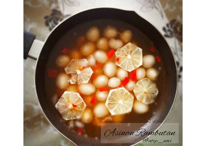 Cara Memasak Resep Asinan Rambutan Segerrr~