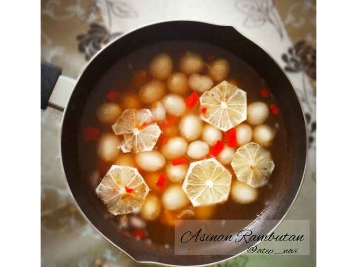Easy Steps Make Recipes Asinan Rambutan Segerrr~ the Awesome  Really Delicious.