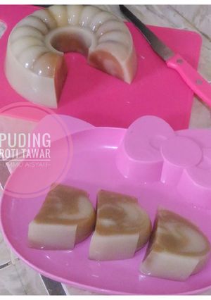 Foto resep Puding Roti Tawar Santan