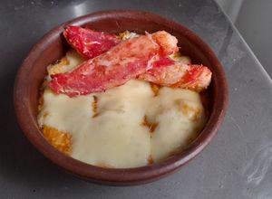 Una foto de Chupe de centolla