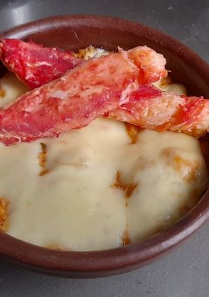 Una foto de Chupe de centolla